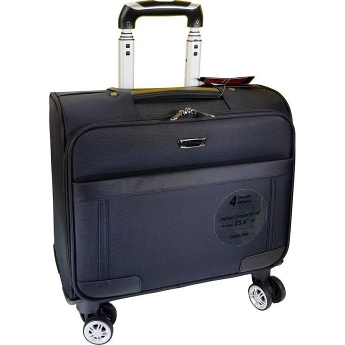 Επαγγελματική Τσάντα Pilot με 4 Ρόδες Diplomat ZC998-41 Μαύρο