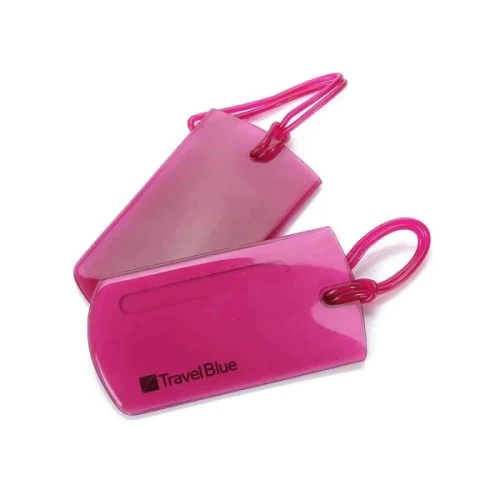 Ετικέτες Αποσκευών Σετ 2 τεμ Travel blue 016 Φουξια
