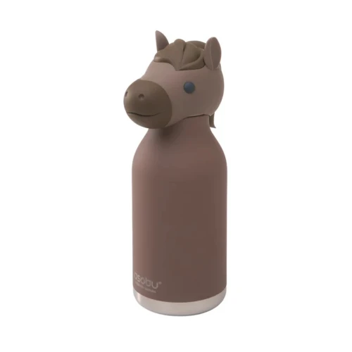 Παγούρι Θερμός ανοξείδωτο με καλαμάκι 460ml Asobu Bestie 05881 Horse