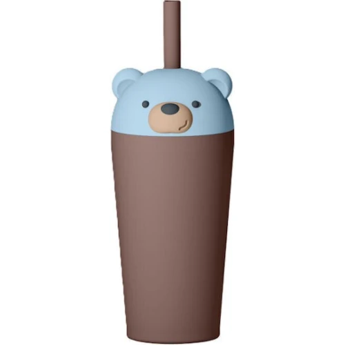 Παγούρι Θερμός  ανοξείδωτο με καλαμάκι 720ml Asobu Bestie Sippy 05887 Bear