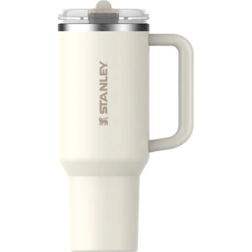 Stanley Quencher ProTour Flip Ποτήρι Θερμός Ανοξείδωτο BPA Free 1.18lt με Καλαμάκι Cream Fade