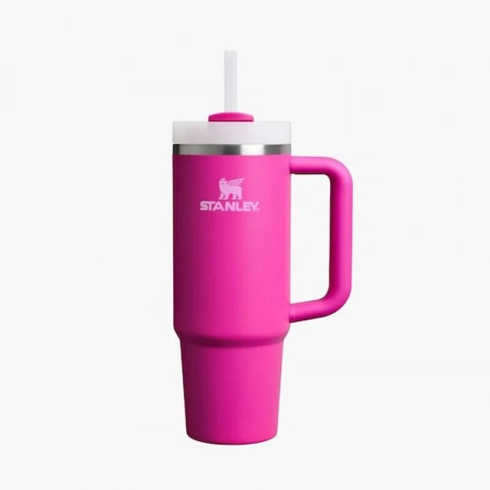Stanley Quencher H2.O Flow State Tumbler Ποτήρι Θερμός με Καλαμάκι 0.89L 30oz Violet Blossom
