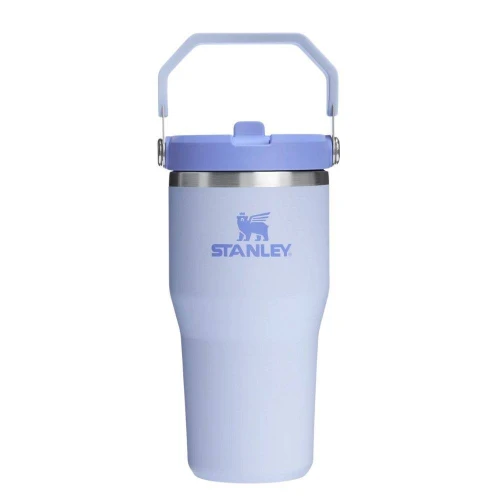 Stanley Iceflow Flip Straw Ποτήρι Θερμός Ανοξείδωτο BPA Free 600ml με Καλαμάκι New Drop