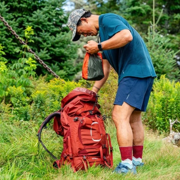Σακίδιο Πλάτης Outdoor Osprey Aether 65 L/XL Acorn Red ΣΑΚΙΔΙΑ ΠΛΑΤΗΣ