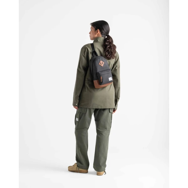 Σακίδιο Πλάτης Herschel Heritage Heritage Shoulder Bag 11388-00919 Raven Crosshatch