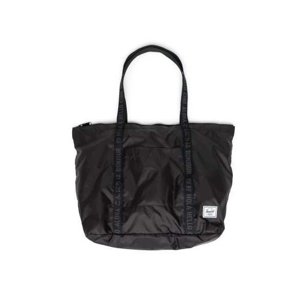 Τσάντα ώμου Herschel Supply Portland Tote Packable 11461-00001 Black ΤΣΑΝΤΕΣ & ΠΟΡΤΟΦΟΛΙΑ