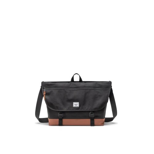 Χαρτοφύλακας Herschel Cove Messenger 11529-04735 Black/Saddle Brown