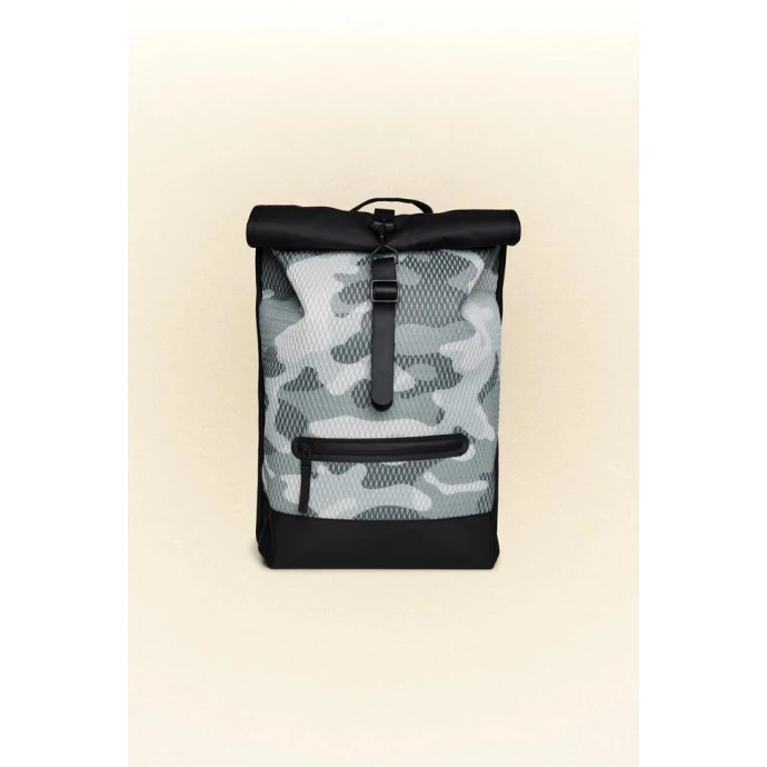 Σακίδιο Πλάτης Rains Rolltop Rucksack 1334-62 Camo για Laptop 15'' ΣΑΚΙΔΙΑ ΠΛΑΤΗΣ