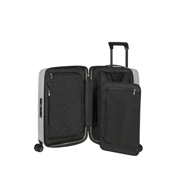 Βαλίτσα Καμπίνας Σκληρή Επεκτεινόμενη Samsonite Nuon Spinner |55x40x20/23cm| Matt Silver Βαλίτσα Καμπίνας Σκληρή Επεκτεινόμενη Samsonite Nuon Spinner |55x40x20/23cm| Matt Silver