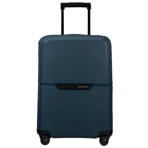 Βαλίτσα Καμπίνας Σκληρή Samsonite Magnum Eco Spinner |55x40x20cm| Navy
