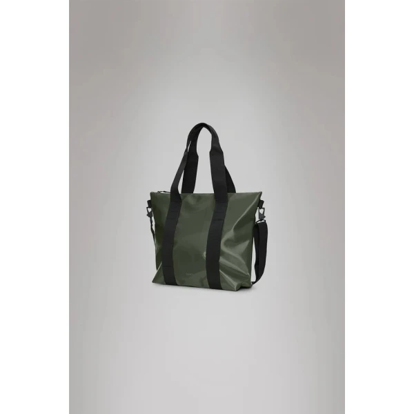 Τσάντα Rains Tote Bag Mini 14160-127 Swamp Τσάντα Rains Tote Bag Mini 14160-127 Swamp