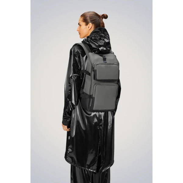 Σακίδιο Πλάτης Rains Trail Cargo Backpack 1433-13 για Laptop 13'' Grey ΣΑΚΙΔΙΑ ΠΛΑΤΗΣ