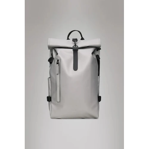 Σακίδιο Πλάτης Rains Rolltop Rucksack Large 14590-123 Nimbus για Laptop 16''