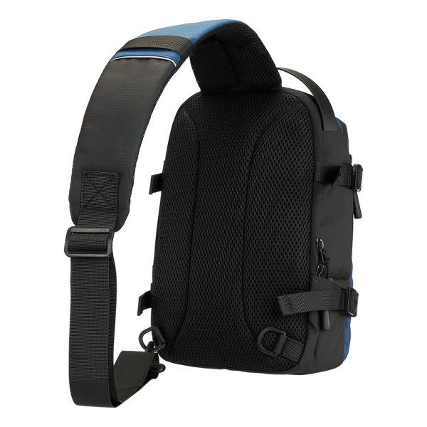 Τσάντα Πλάτης Διαγώνιο (Sling) Paulter 1487-018 Μπλε ΤΣΑΝΤΕΣ & ΠΟΡΤΟΦΟΛΙΑ