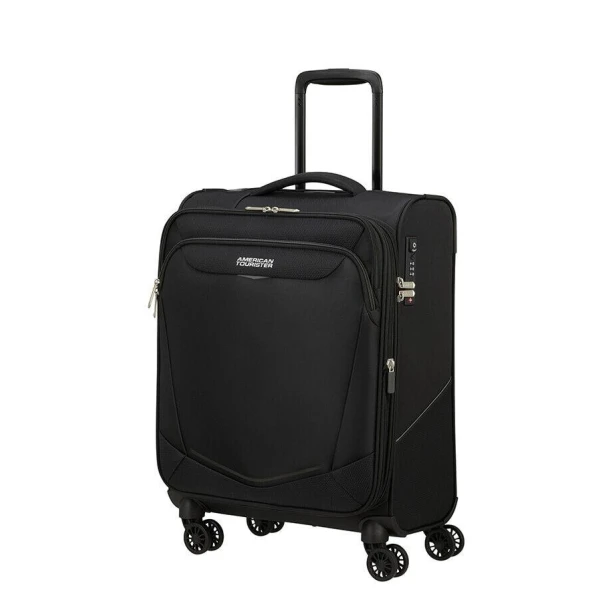 Βαλίτσα Καμπίνας Μαλακή Επεκτεινόμενη American Tourister Summerride |55x40x23/25cm| Black Βαλίτσα Καμπίνας Μαλακή Επεκτεινόμενη American Tourister Summerride |55x40x23/25cm| Black