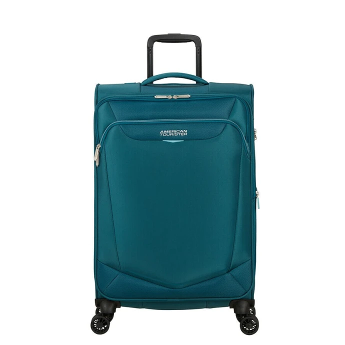 Βαλίτσα Μεσαία Μαλακή American Tourister Summerride Spinner 69cm 149499-2774 Totally Teal