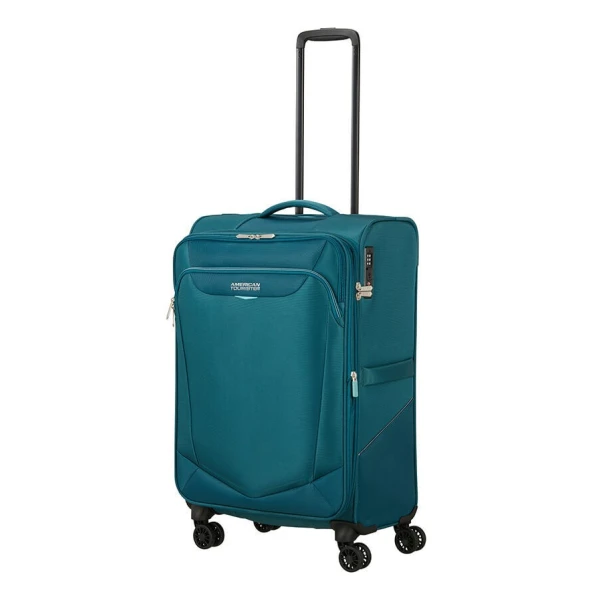 Βαλίτσα Μεσαία Μαλακή American Tourister Summerride Spinner 69cm 149499-2774 Totally Teal