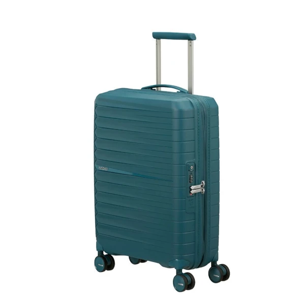 Βαλίτσα Καμπίνας Σκληρή Επεκτεινόμενη American Tourister Fastforward |55x40x20/23cm| PP Tottaly Teal Βαλίτσα Καμπίνας Σκληρή Επεκτεινόμενη American Tourister Fastforward |55x40x20/23cm| PP Tottaly Teal