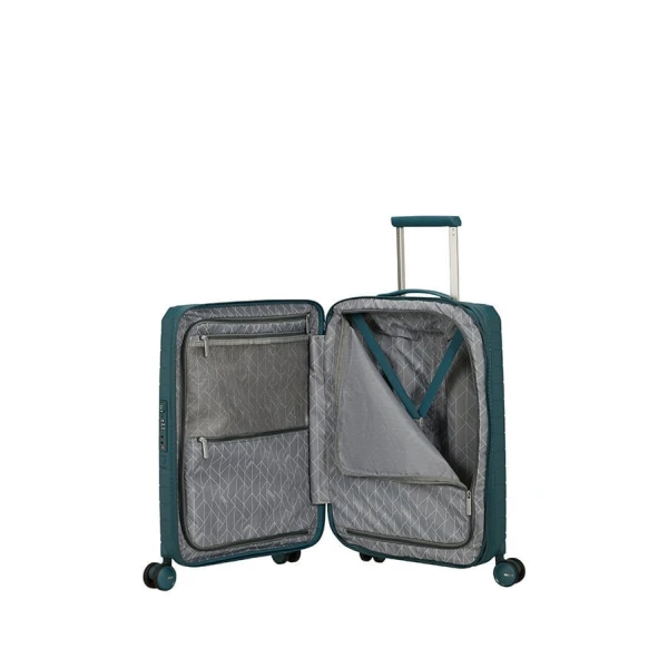 Βαλίτσα Καμπίνας Σκληρή Επεκτεινόμενη American Tourister Fastforward |55x40x20/23cm| PP Tottaly Teal Βαλίτσα Καμπίνας Σκληρή Επεκτεινόμενη American Tourister Fastforward |55x40x20/23cm| PP Tottaly Teal
