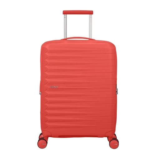 Βαλίτσα Καμπίνας Σκληρή Επεκτεινόμενη American Tourister Fastforward |55x40x20/23cm| PP Sunset Coral
