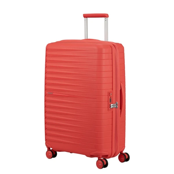 Βαλίτσα Μεσαία Σκληρή Επεκτεινόμενη  American Tourister Fastforward |68x46x26/30cm| PP Sunset Coral