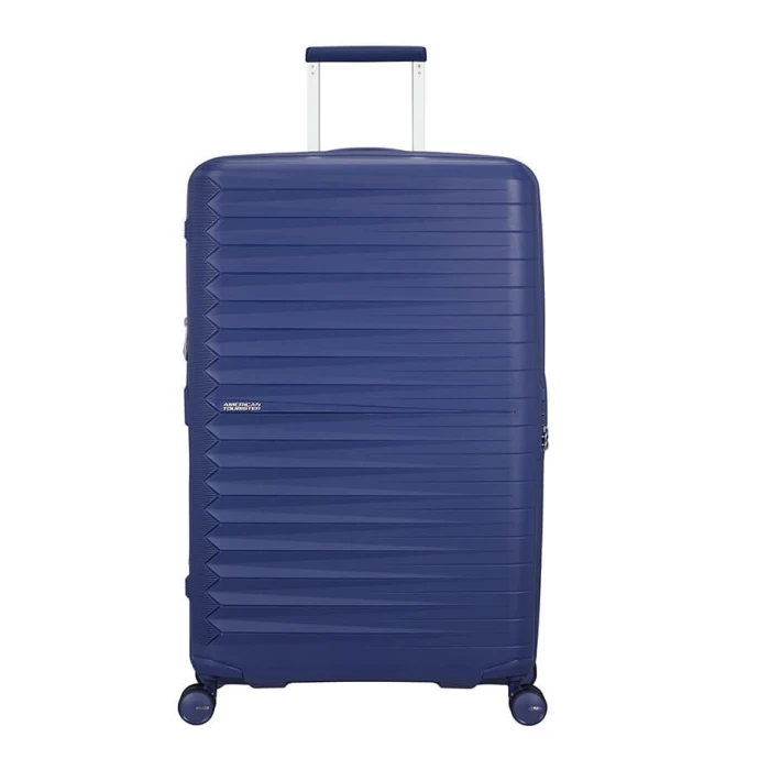 Βαλίτσα Μεγάλη Σκληρή Επεκτεινόμενη American Tourister Fastforward |78x50x30/34cm| PP Navy Blue