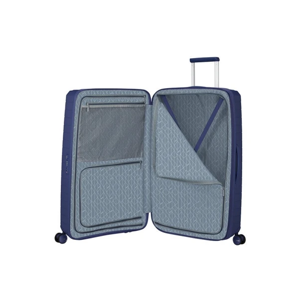 Βαλίτσα Μεγάλη Σκληρή Επεκτεινόμενη American Tourister Fastforward |78x50x30/34cm| PP Navy Blue