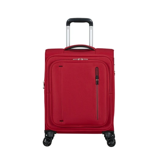 Βαλίτσα Καμπίνας Μαλακή Επεκτεινόμενη American Tourister Cloudrider |55x40x23/25cm| Astral Red