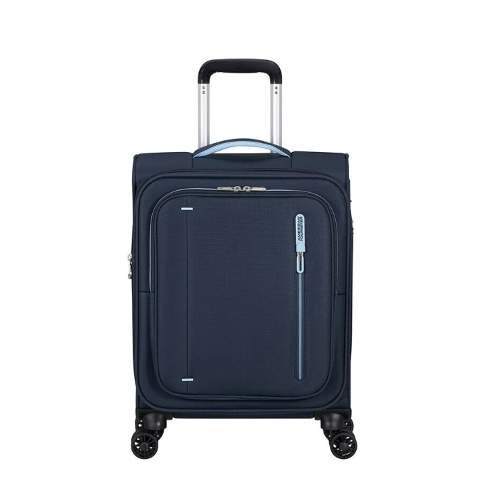 Βαλίτσα Καμπίνας Επεκτεινόμενη American Tourister Spinner Cloudrider 55cm 157365-9486 Sky Navy
