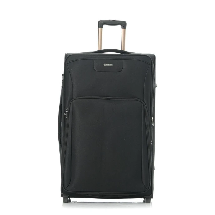 Βαλίτσα Μαλακή RCM 87cm 16108-85 Επεκτεινόμενη Μαύρη ΒΑΛΙΤΣΕΣ & ΣΑΚΟΙ ΤΑΞΙΔΙΟΥ