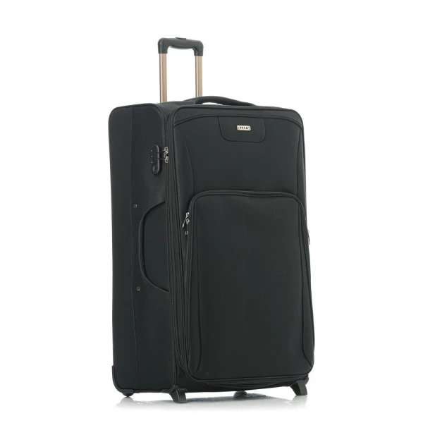 Βαλίτσα Μαλακή RCM 87cm 16108-85 Επεκτεινόμενη Μαύρη ΒΑΛΙΤΣΕΣ & ΣΑΚΟΙ ΤΑΞΙΔΙΟΥ