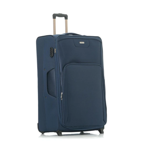 Βαλίτσα Μαλακή RCM 87cm 16108-85 Επεκτεινόμενη Μπλε