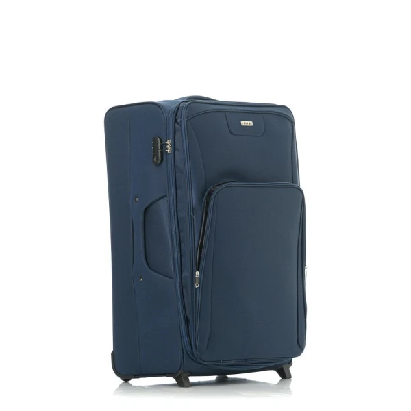 Βαλίτσα Μαλακή RCM 87cm 16108-85 Επεκτεινόμενη Μπλε