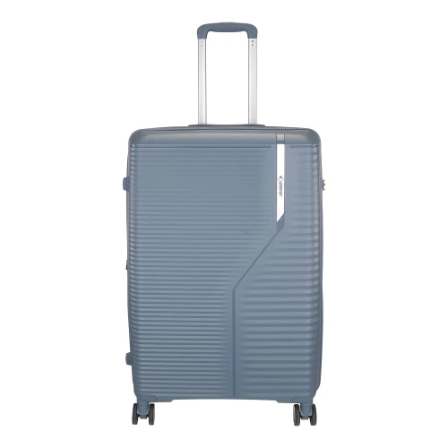 Βαλίτσα Μεγάλη Σκληρή Επεκτεινόμενη Explorer 172 76x48x31/34cm Γκρι