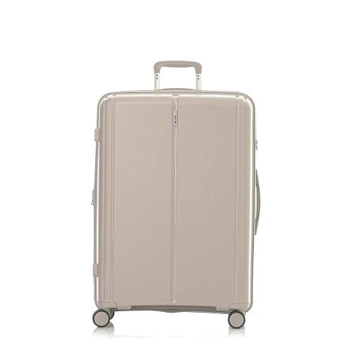 Βαλίτσα Μεγάλη Σκληρή RCM 75cm 180-75 Επεκτεινόμενη Cream