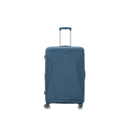 Βαλίτσα Μεγάλη Σκληρή Rcm 75cm 182-75 Επεκτεινόμενη Navy