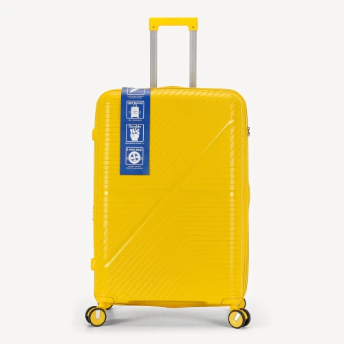 Βαλίτσα Μεγάλη Σκληρή Επεκτεινόμενη RCM185 76x46x30/33cm Κίτρινο