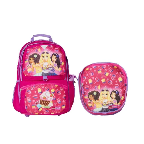 Σακίδιο Πλάτης LEGO Friends Cupcake (Με αποσπώμενη τσάντα γυμναστικής) Ροζ 20009-1711