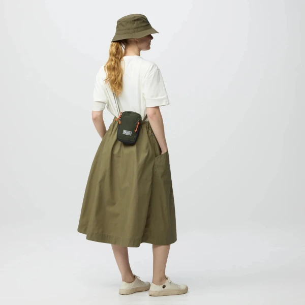 Τσαντάκι Ώμου Fjallraven Vardag Pocket Small 23200338- 354-22 Poppy Pink-Khaki Dust