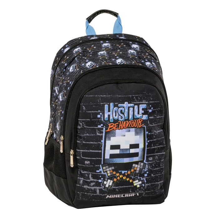 Σακίδιο πλάτης Δημοτικού Πολυθεσιακό Graffiti 258212 Wall Minecraft