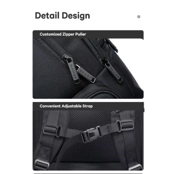 Σακίδιο Πλάτης Bange 2603 Laptop 17.3'' Μαύρο