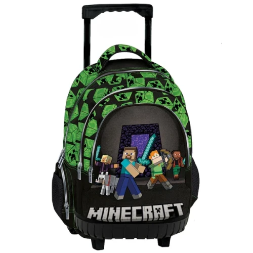 Σακίδιο πλάτης - Τροχήλατο Δημοτικού Graffitι 268252 Squad Minecraft