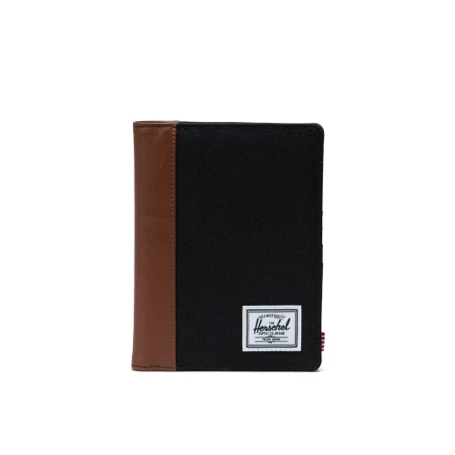 Θήκη Διαβατηρίου -Πορτοφόλι Herschel Supply Raynor Passpot Holder Black/Tan