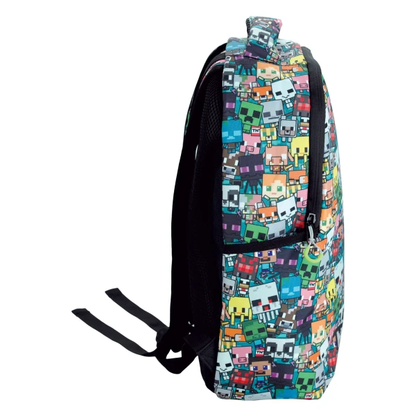 Σακίδιο Πλάτης Δημοτικού Οβαλ Sport Gim 316-04032 Minecraft Chibi