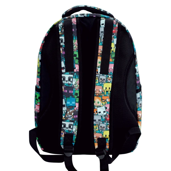 Σακίδιο Πλάτης Δημοτικού Οβαλ Sport Gim 316-04032 Minecraft Chibi