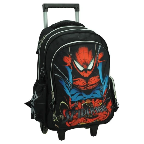 Σακίδιο πλάτης - Τροχήλατο Δημοτικού Gim 337-09074 Spiderman City Web