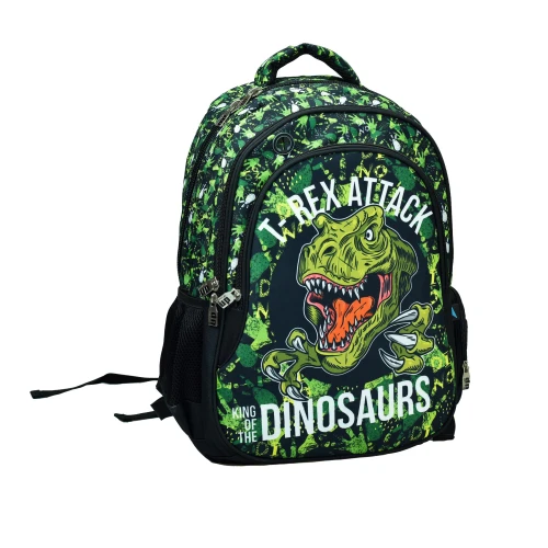 Σακίδιο Πλάτης Δημοτικού Back Me Up 357-13031 Dinosaur