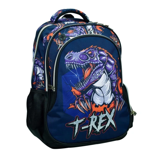 Σακίδιο Πλάτης Δημοτικού Back Me Up T-Rex 357-20031