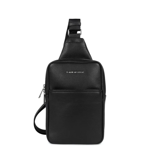 Τσαντάκι Ώμου Διαγώνιο (Sling) Lancaster Gentlemen Harry 370-32 Noir