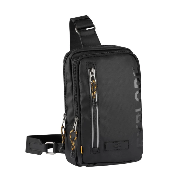 Σακίδιο Πλάτης - Διαγώνιο Sling Camel Active Explore 401-604-60 Μάυρο ΤΣΑΝΤΕΣ & ΠΟΡΤΟΦΟΛΙΑ